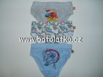  - Set - 3 ks -Clapeck bavlnn slipy s potiskem Spidermana - Setino od  www.firkon-kocarky.cz